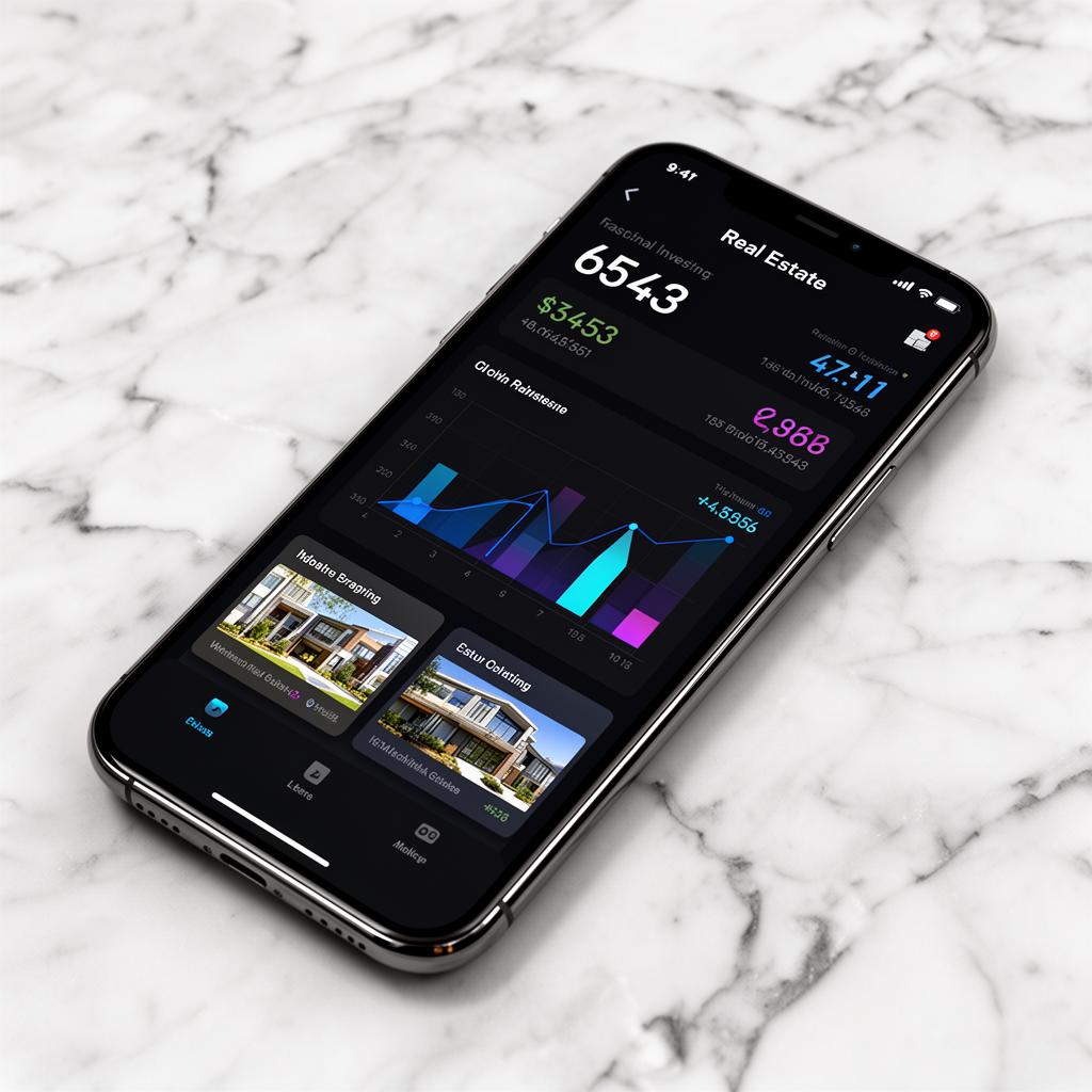 SHARES App — Fractional real estate investing platform.